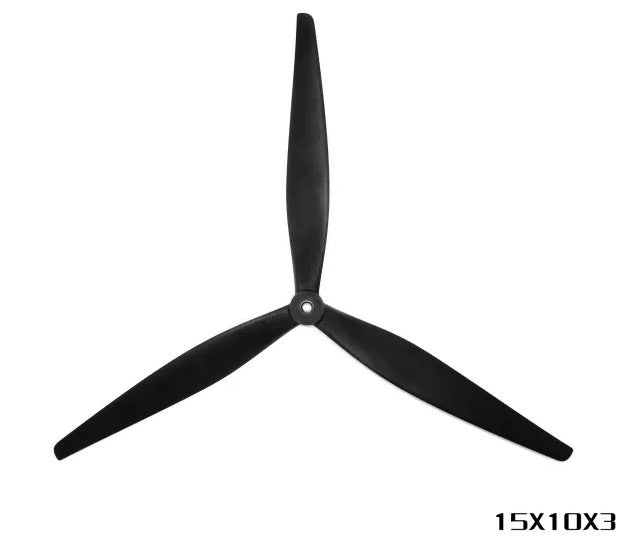 Пропелери HQProp 15×10×3 Black Glass Fiber Reinforced Nylon (1CW+1CCW)