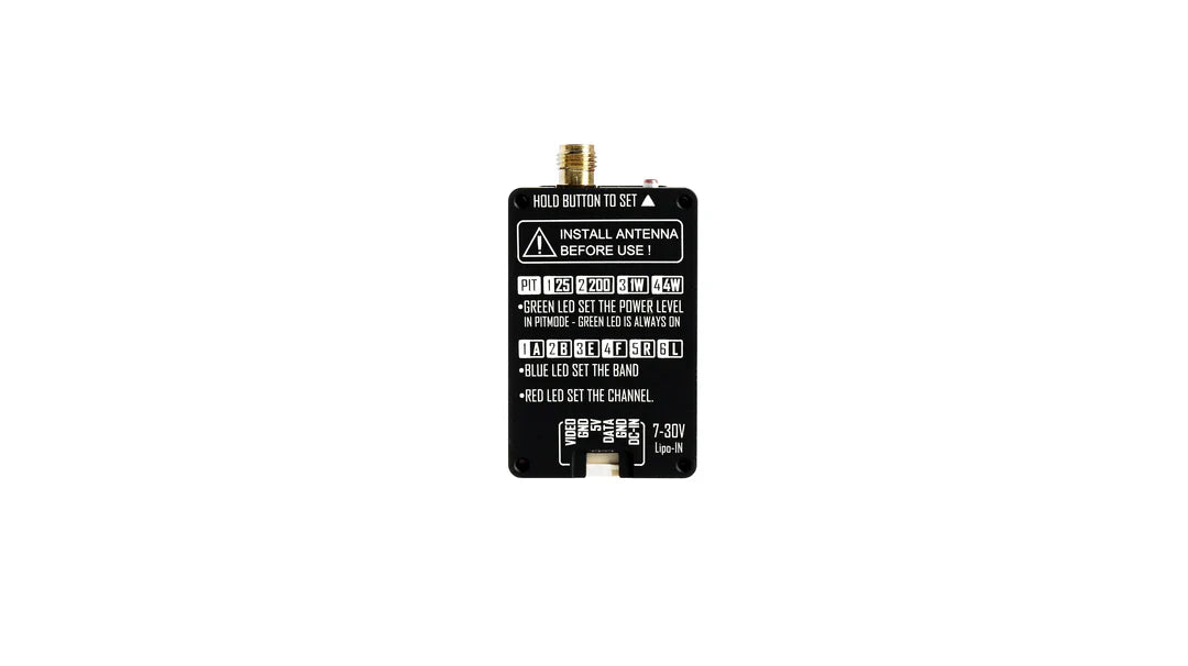 Відеопередавач RUSHFPV 5.8G 4W VTX Transmitter Module 48CH з IRC Tramp та SMA