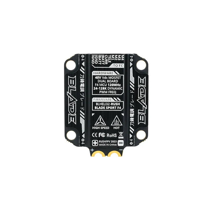 Стек RushFPV Blade F722 V2 + 50A Sport F4 ESC Analog 30x30