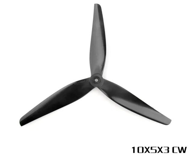 Пропелери HQProp MacroQuad 10×5×3 Black Glass Fiber Reinforced Nylon (2CW+2CCW)