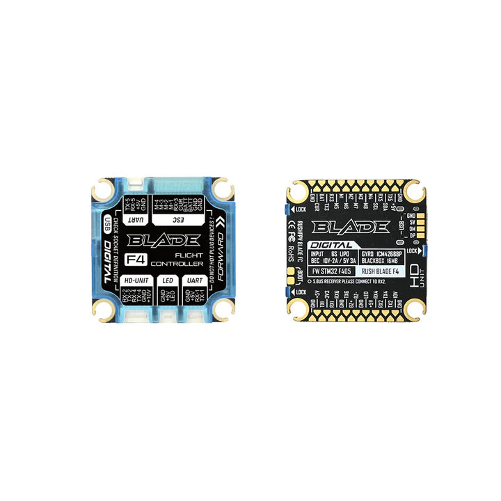 Стек RushFPV Blade F405 + 50A Sport F4 ESC Digital 30x30