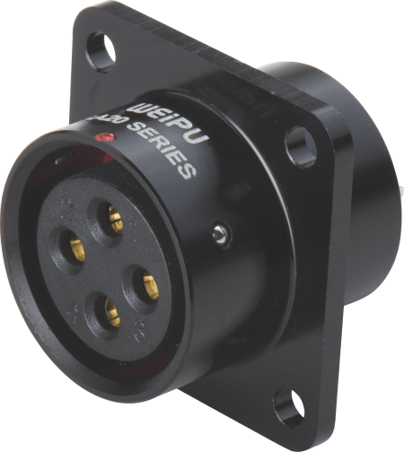 Конектор WEIPU SA2013/S2B-1 (панельний) 2 Pin IP67