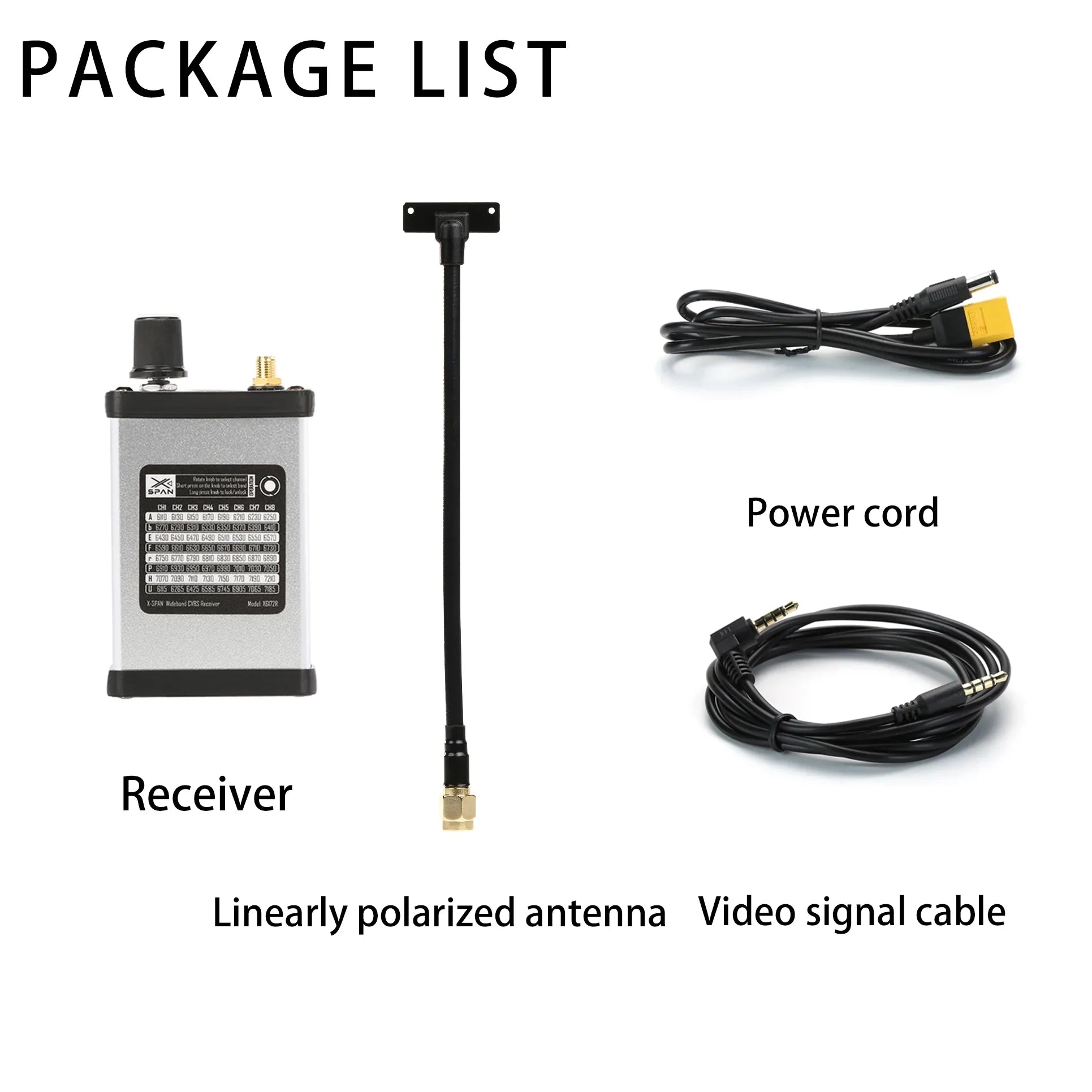 Приймач RUSHFPV XSPAN 6.1–7.2GHz VRX Receiver Module Kit 64CH для FPV-систем
